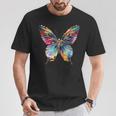バタフライ カラフルな羽 バタフライ 蝶 Tシャツ 面白い贈り物