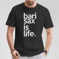 バリトンサックス サックスプレイヤー サックスフォニストギフト Tシャツ 面白い贈り物