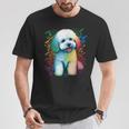 ビション・フリーゼ好きのかわいいビション・フリーゼの犬 Tシャツ 面白い贈り物