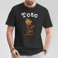 ビンテージtoto The Dog シャツアート -Toto Oz 魔法使い Toto 長袖tシャツ Tシャツ 面白い贈り物