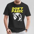 ファンアート ヒッチカーの銀河ガイド ドントパニック Tシャツ 面白い贈り物