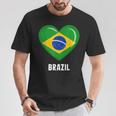 ブラジル国旗シャツ Tシャツ 面白い贈り物