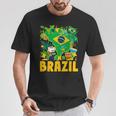 ブラジル国旗衣装のアイデア ブラジル&ブラジルの国旗 Tシャツ 面白い贈り物