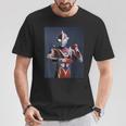ブロマイドシリーズ ウルトラマンメビウス メビウスフェニックスブレイブ Tシャツ 面白い贈り物