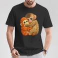 ベビーモンキーパンチ 面白い猿のぬいぐるみミーム Tシャツ 面白い贈り物
