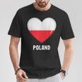 ポーランド国旗シャツ Tシャツ 面白い贈り物