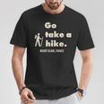 モンブランフランスgo Take A Hike レトロ Tシャツ 面白い贈り物