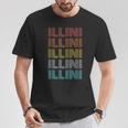 レトロ ヴィンテージ Illini Tシャツ 面白い贈り物
