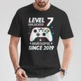 レベル 7 アンロック ビデオゲーム 7歳の誕生日 7歳の男の子 Tシャツ 面白い贈り物