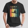 ロウイングスポーツ。レトロビンテージ。Rowing Crew（ローイングクルー Tシャツ 面白い贈り物