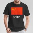 中国国旗シャツ Tシャツ 面白い贈り物