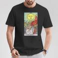 太陽のタロットカード Tシャツ 面白い贈り物