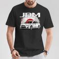 日の丸ラリーカー。日本国内市場の車。 Jdm Tシャツ 面白い贈り物