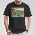 日本レトロアート 歌川国吉 2陸軍の戦い Tシャツ 面白い贈り物