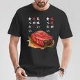 焼肉食べたい、和食、ステーキ、肉料理、ユーモア 旅行 面白い、 ジョーク普段着、おいしい、飲食店、食べ物、 Tシャツ 面白い贈り物
