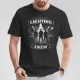 照明技術者 照明技術者 Lighting Crew Tシャツ 面白い贈り物