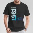 限定版 1961 1961年1月 Tシャツ 面白い贈り物