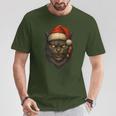 Evil Christmas Cat With Santa Hat And Ornaments T-Shirt Unique Gifts Evil Christmas Cat With Santa Hat And Ornaments T-Shirt Unique Gifts