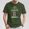 Grammy Elf Squad Xmas Family Matching Group Christmas Elf T-Shirt Personalized Gifts
