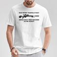 Bad News スナイパーライフル アーミー ジョーク ミリタリー ユーモア Tシャツ 面白い贈り物