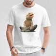 Bearded Dragon Youth Gecko Lizard Animal Tシャツ 面白い贈り物