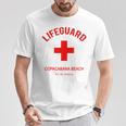 Copacabana ビーチライフガード Tシャツ 面白い贈り物