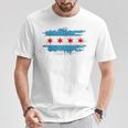 De La Bandera De Chicago Mapas De Chicago De Chicago Camiseta unisex Regalos divertidos