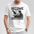 Raccoon Become Ungovernable ビンテージ グラフィック パンダ ミーム Tシャツ 面白い贈り物
