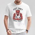 Got Ink Tattoo Devil Hell Yeah Inked Tattooist Tシャツ 面白い贈り物