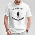 My Human Loves Amateur Astronomy Cat Parent Hobby Lover Tank Top T-Shirt Unique Gifts