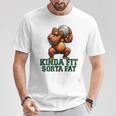 Kinda Fitorta Fat Gorilla ヘビーウェイトリフティング 面白いジム Tシャツ 面白い贈り物