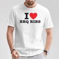 I Love Bbq リブ Tシャツ 面白い贈り物