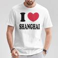 I Lovehanghai アイ・ラブ・シャンハイ Tシャツ 面白い贈り物