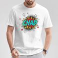 Personalized Name Comic Pop Art Superhero Chad T-Shirt Unique Gifts Personalized Name Comic Pop Art Superhero Chad T-Shirt Unique Gifts