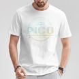 Pico Portugal レトロ ピコ ポルトガル ヴィンテージ サーフ Tシャツ 面白い贈り物