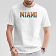 Retro Miamiintage Classic Miami Tシャツ 面白い贈り物