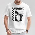 Skakaka Enjoy Yourself Its Later Than You Think 長袖tシャツ Tシャツ 面白い贈り物