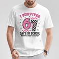 I Survived 67 Days Leopard Checkered 6 7 5th Grade Teacher T-Shirt Unique Gifts