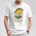 Trendy Taco Tuesday Pocket Food Humour Tシャツ 面白い贈り物