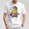 【まんが】クレヨンしんちゃん 三輪車しんちゃん Tシャツ 面白い贈り物