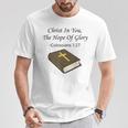 あなたの中のキリスト 聖書箇条 キリスト教 イエス・キリスト Tシャツ 面白い贈り物