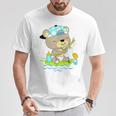 おむつ釣りのベビーベア Tシャツ 面白い贈り物