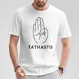 インドのサンスクリット語タタストゥデザイン Tシャツ 面白い贈り物