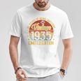 オンバック レトロ ヴィンテージ 1935年3月 91歳 91歳の誕生日 Tシャツ 面白い贈り物