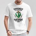 ガンスモークを何度も見るロングブランチサルーン Tシャツ 面白い贈り物
