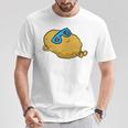 サングラスでかわいいポテチ リラックスポテチ Tシャツ 面白い贈り物