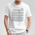 ショパン ピアノ ピアニスト 楽譜 B-Flat-Minor Musicians Tシャツ 面白い贈り物