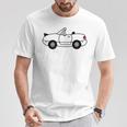 ジャパニーズホワイト スポーツカー Jdm オートクロス レーシングロードスター Tシャツ 面白い贈り物