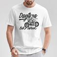 デイトナdaytona ビーチバイクウィーク レトロアンティーク調オートバイデザイン Tシャツ 面白い贈り物