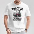 トラクター トラクター トラクター 農家 農業 Tシャツ 面白い贈り物